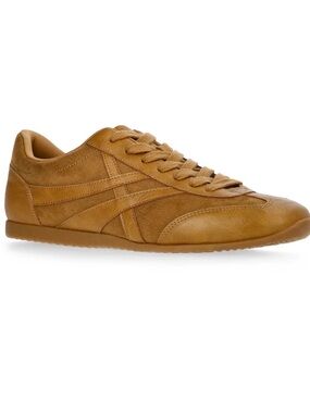 Time and Tru Women's Lace-Up Sneaker in Cognac